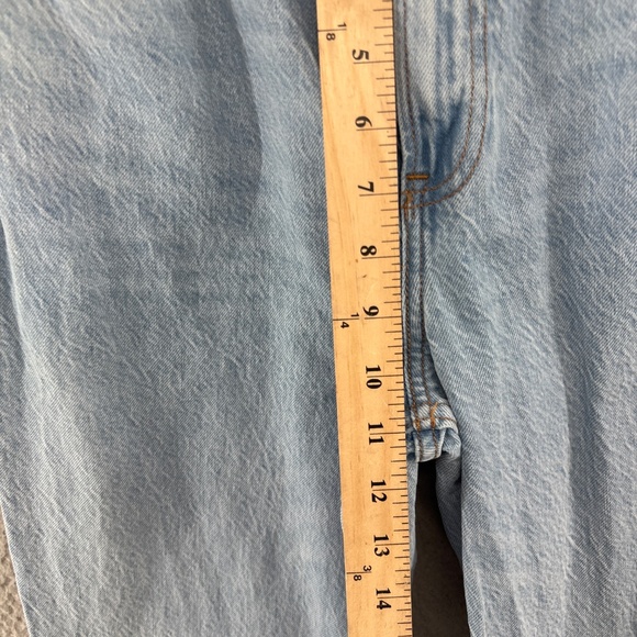 Abercrombie The Loose High Rise Curve Love Jeans 25 0L Light Wash Baggy Wide Leg - Picture 11 of 16